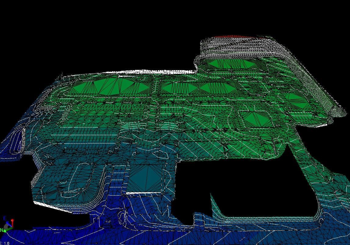 Centre Square Commons 3D digital surface model in Blue Bell PA