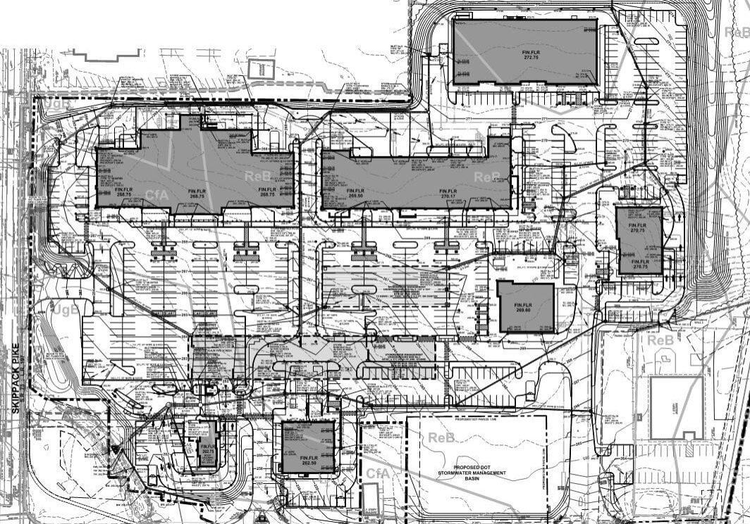 Civil site plan engineering review and earthwork balancing plan